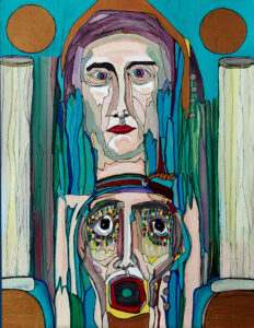 Comic Tragic, Greco-Roman, Theater, Symbolist, Dream Art