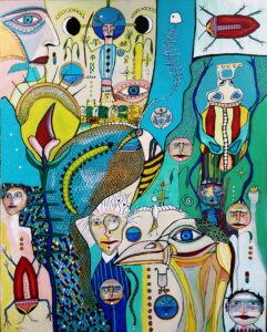 Roadside Attractions, Abstract Art, Collage