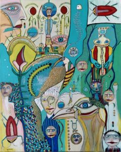 Roadside Attractions, Abstract Art, Collage