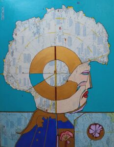 Map Art, Recent Paintings, Science Fiction