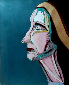 John Keats Death Mask, Painting, Interpretation, Impressionist, Dream Art, Symbolist